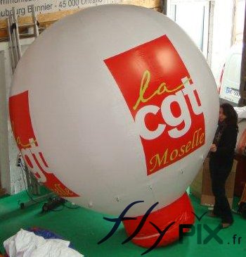 Ballon montgolfière pour un meeting